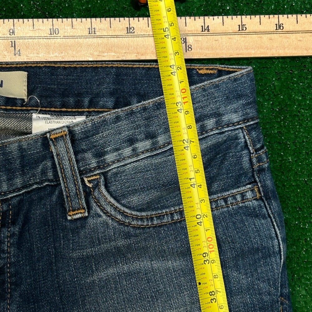 Vintage Gap Long and Lean Flare Jeans Made in USA Blue Stretch Denim 6 Long - Picture 6 of 8
